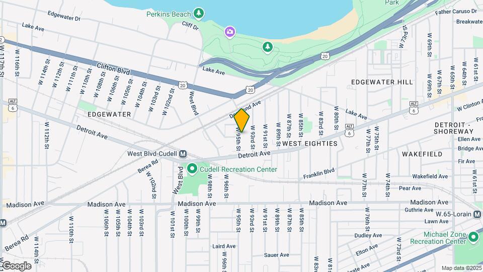 1359 W 95th St Mapa y Detalles de la Ubicación