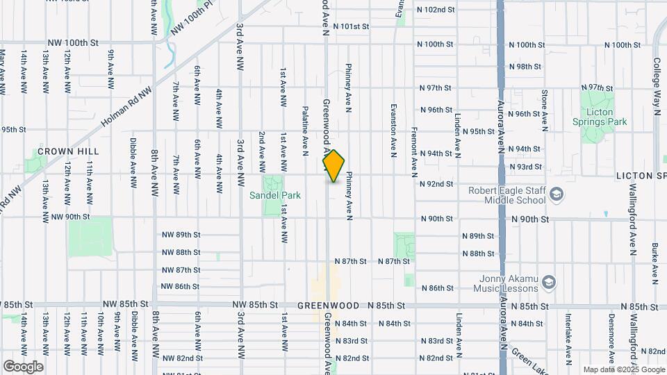 9042 Greenwood Ave Map and Location Details