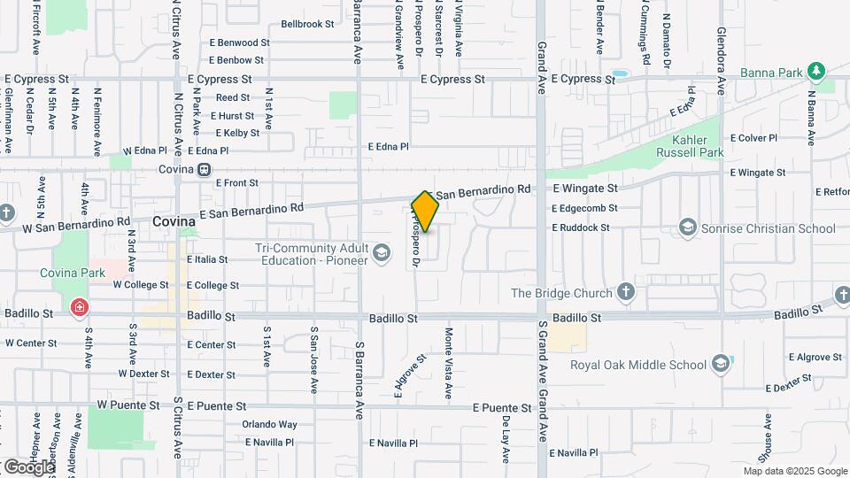 356 Prospero Dr Map and Location Details