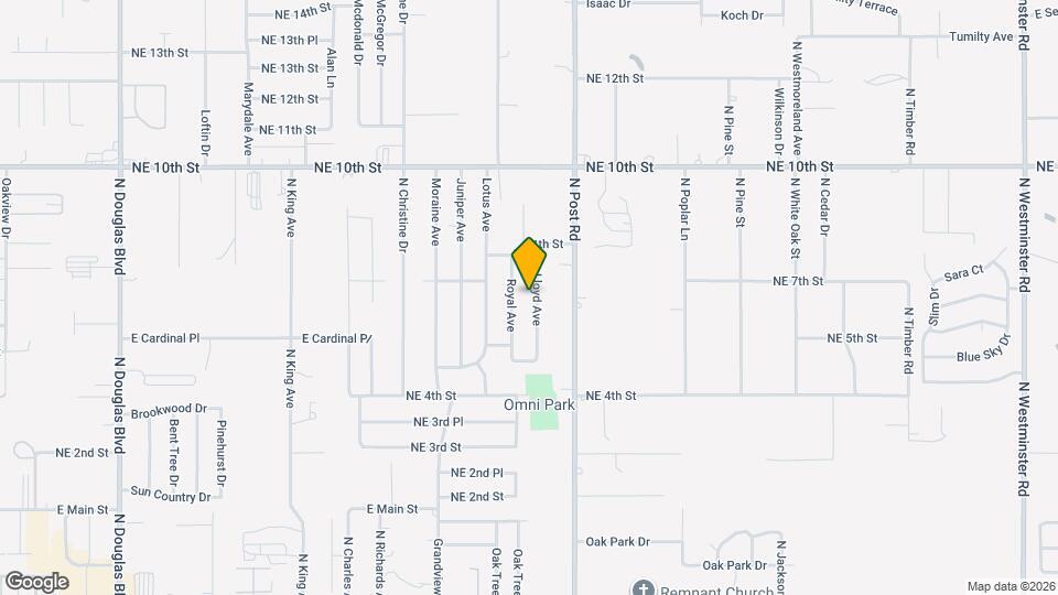 645 Lloyd Ave Map and Location Details