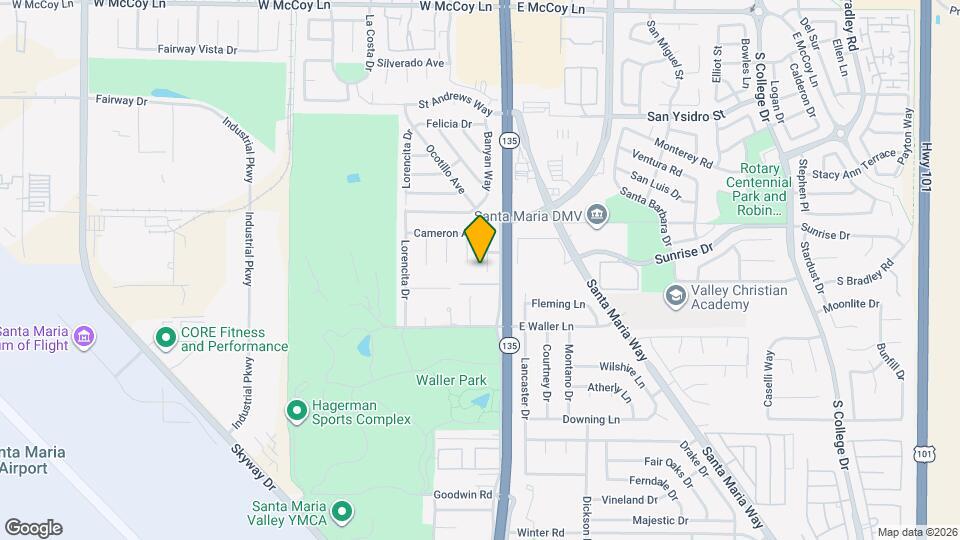 2897 Monte Verde Dr Map and Location Details