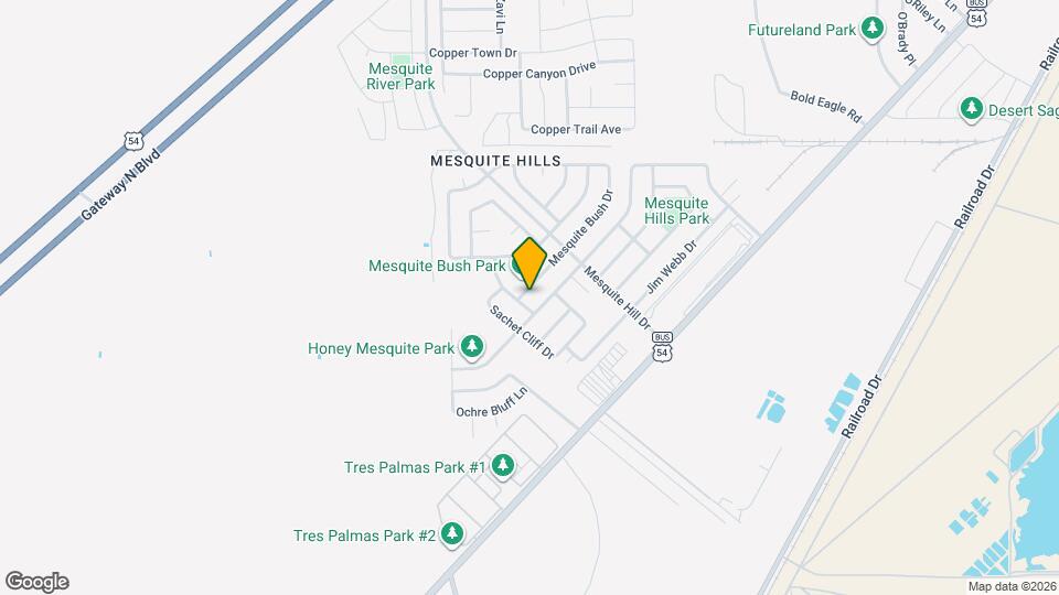 11728 Mesquite Bush Dr Map and Location Details