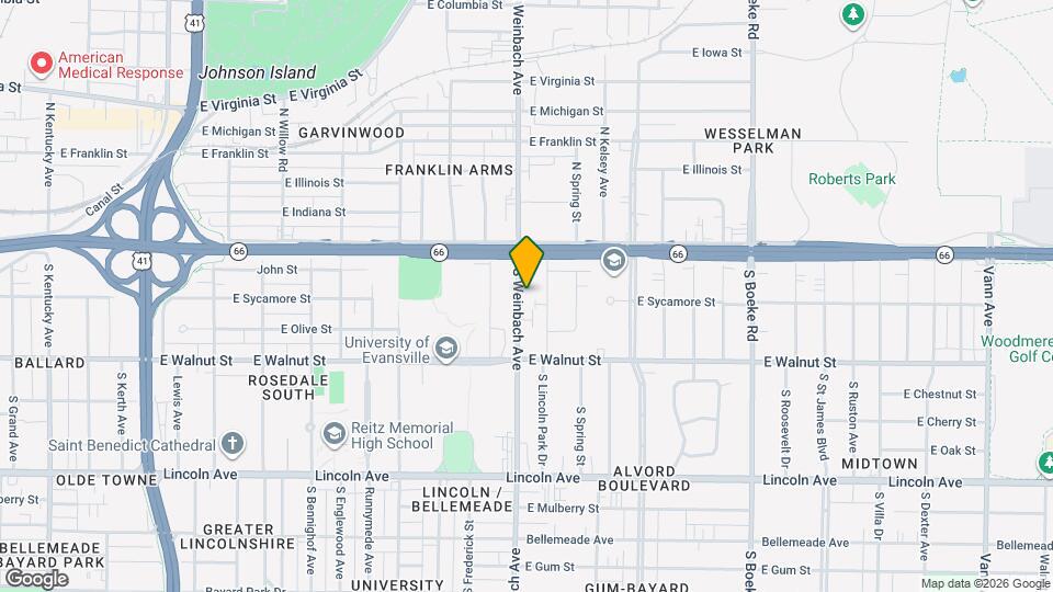 118 S Weinbach Ave Map and Location Details