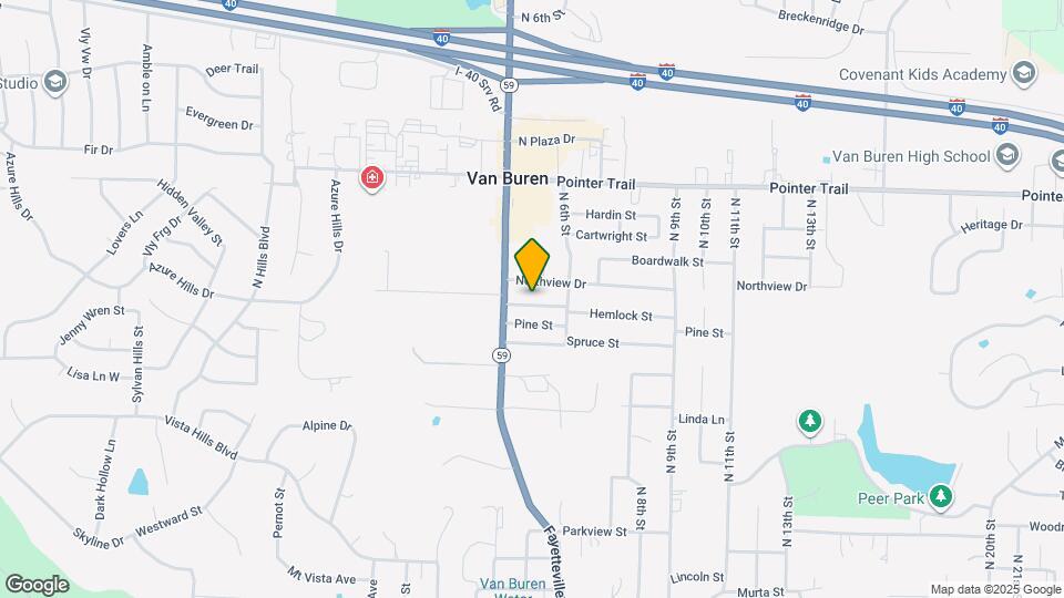 407 Hemlock St Mapa y Detalles de la Ubicación