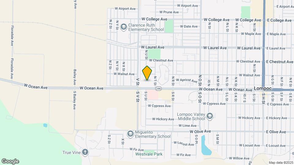 1314 W Apricot Ave Map and Location Details