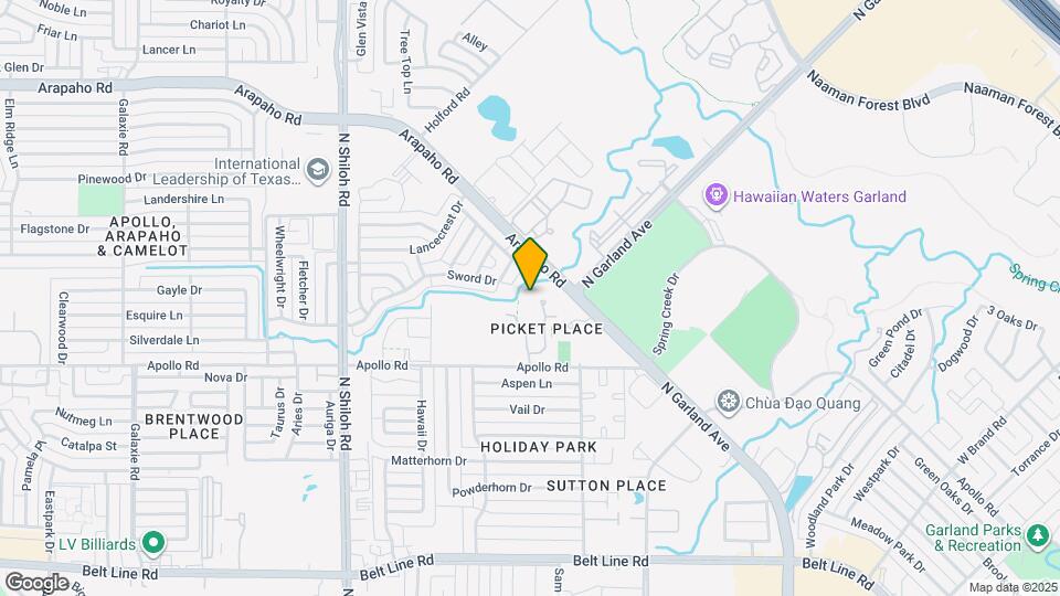 3925 Brandon Park Dr Map and Location Details