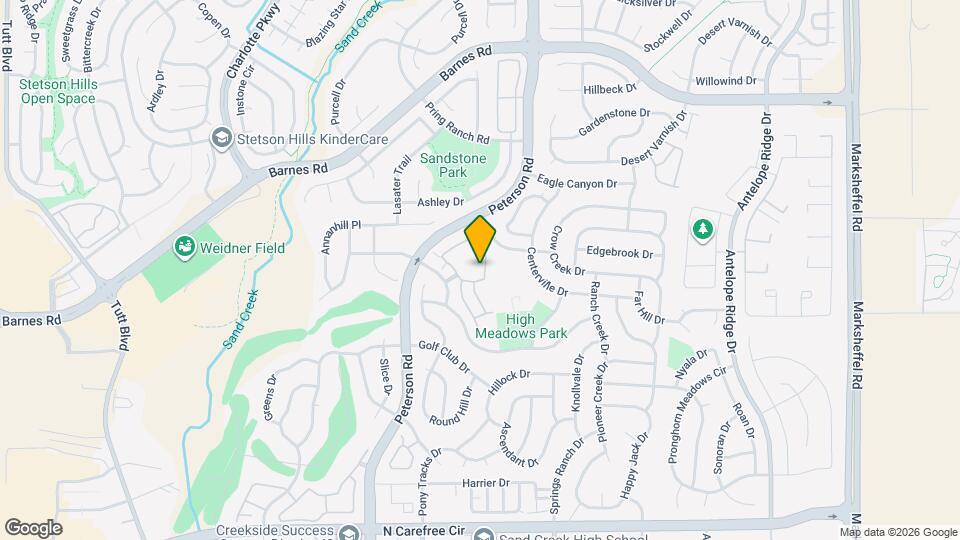 7125 Ash Creek Heights Map and Location Details