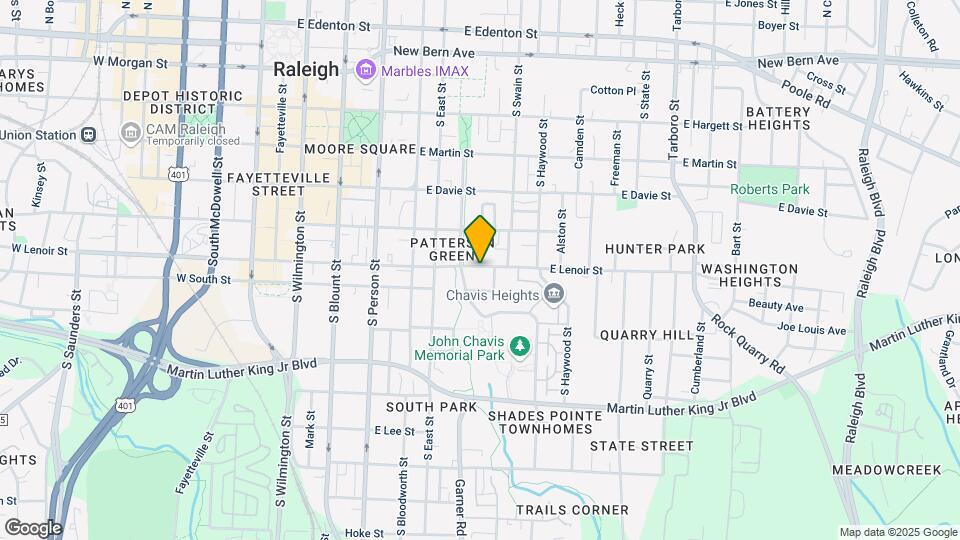 536 E Lenoir St Map and Location Details