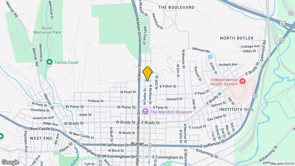 506 N McKean St, Unit 3 Map and Location Details