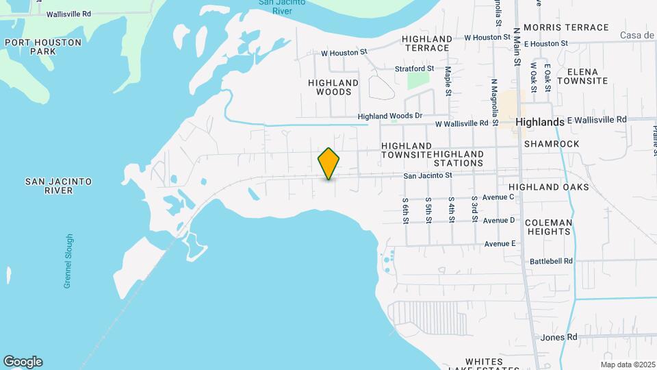 905 San Jacinto St Map and Location Details