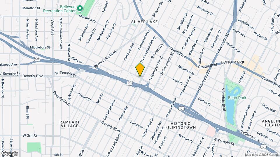 2702 Bellevue Ave Map and Location Details