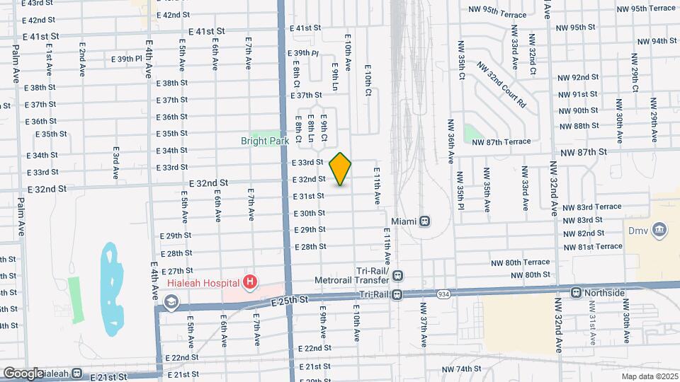 961 E 31st St, Unit A32 Map and Location Details