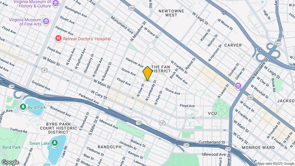 1617 Grove Ave Map and Location Details