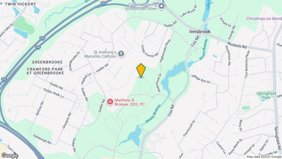 4406 Dominion Forest Cir Map and Location Details