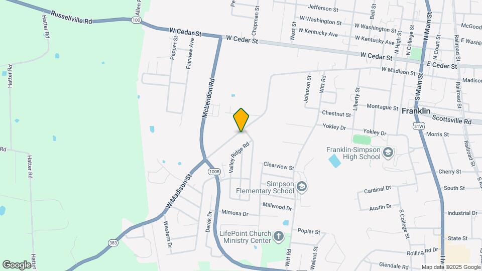 921 W Madison St Map and Location Details