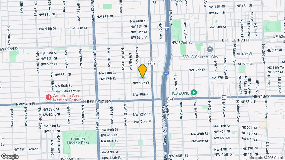 5600 NW 7th Ct Mapa y Detalles de la Ubicación