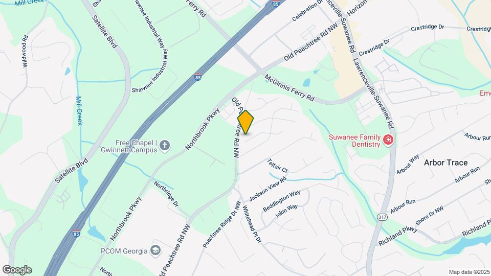 2887 Manor Glen Ln NW Map and Location Details