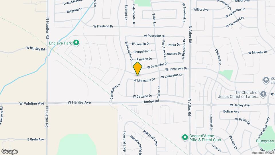 3813 W Linneatus Dr Map and Location Details