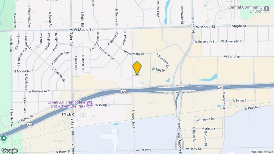 550 S Woodchuck Ln Map and Location Details