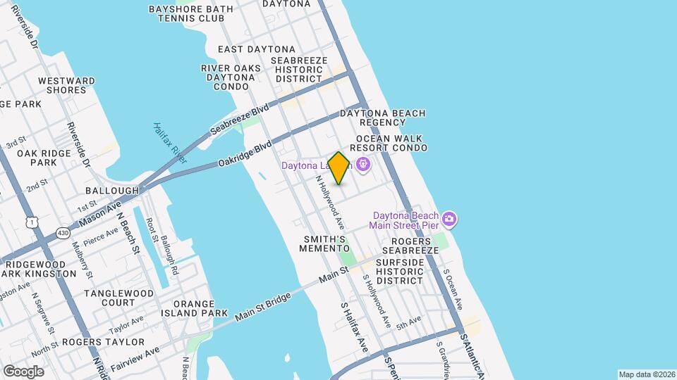 215 N Oleander Ave Map and Location Details