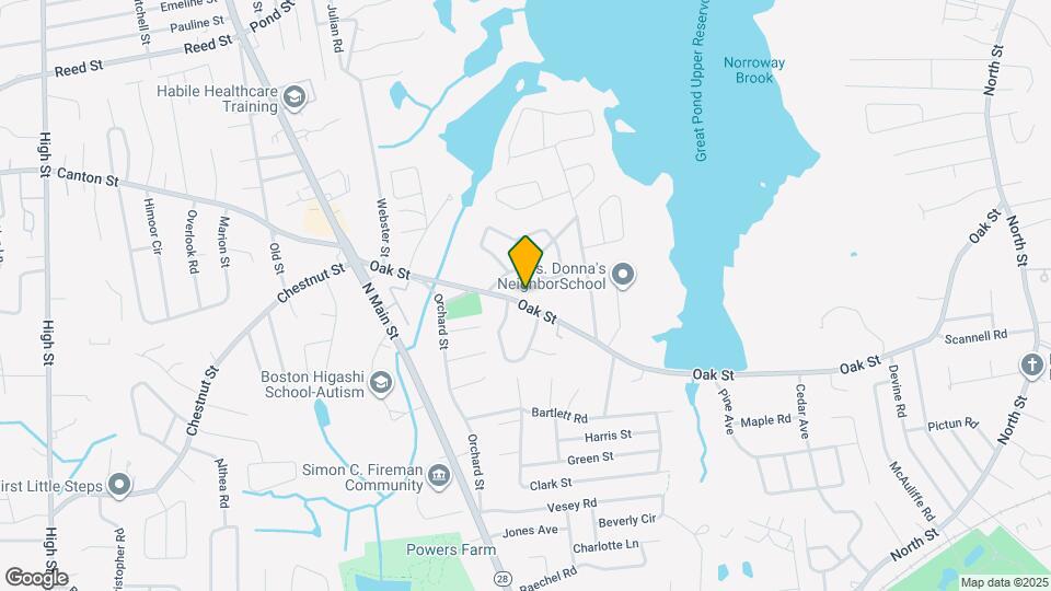 74 Oak St Mapa y Detalles de la Ubicación