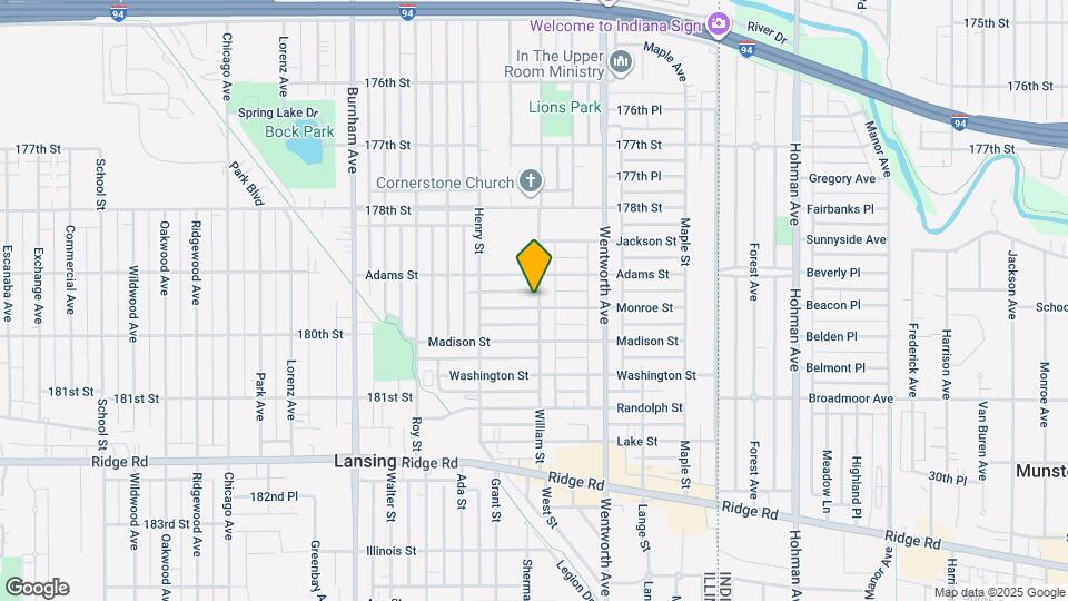 3454 Monroe St Map and Location Details