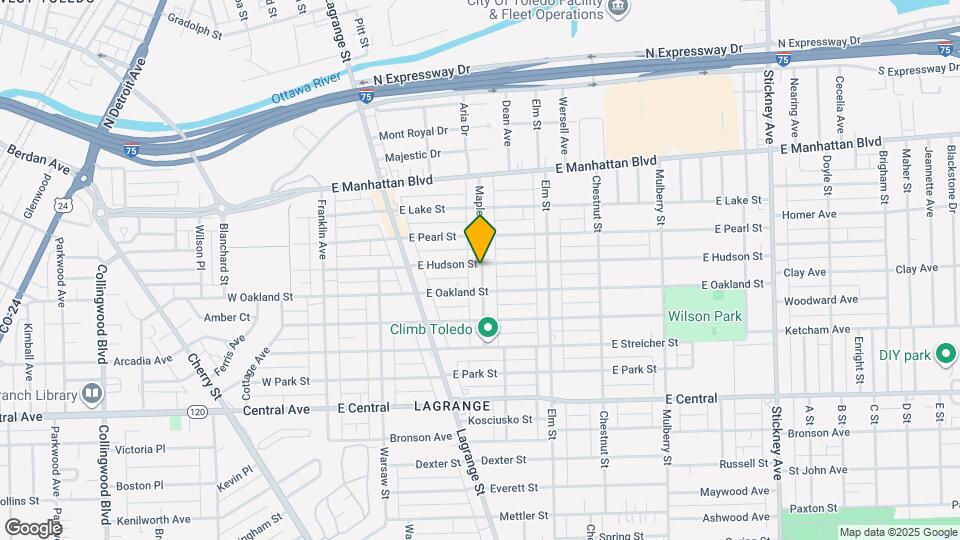 3319 Maple St Map and Location Details