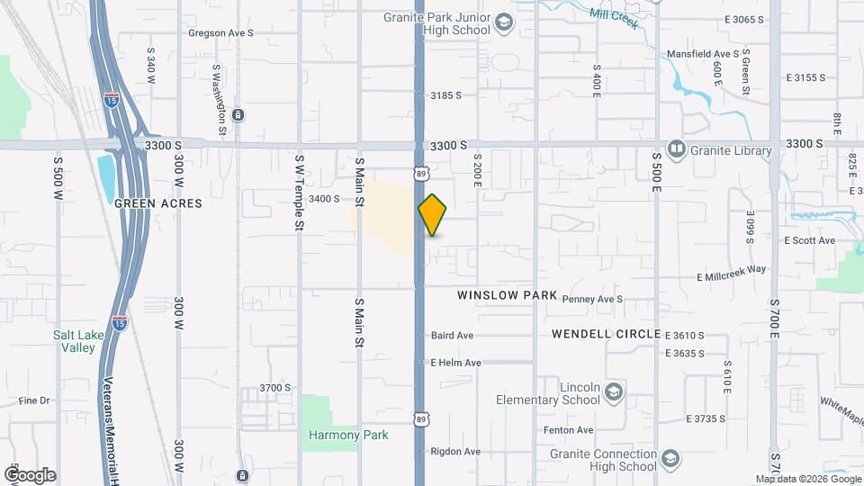 3443 S State St Map and Location Details