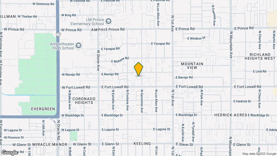 3245-3261 N Geronimo Ave Map and Location Details