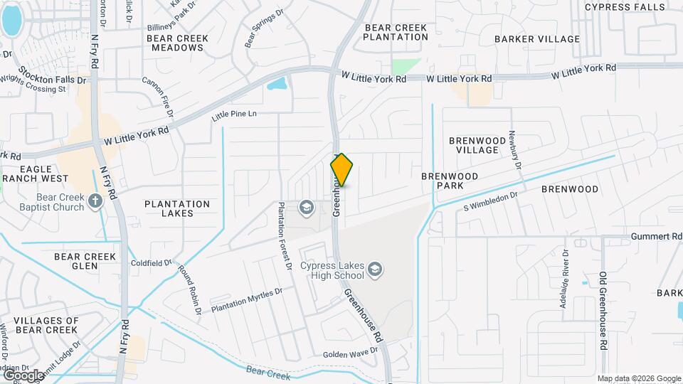 5935 Brenwood Trails Ln Mapa y Detalles de la Ubicación