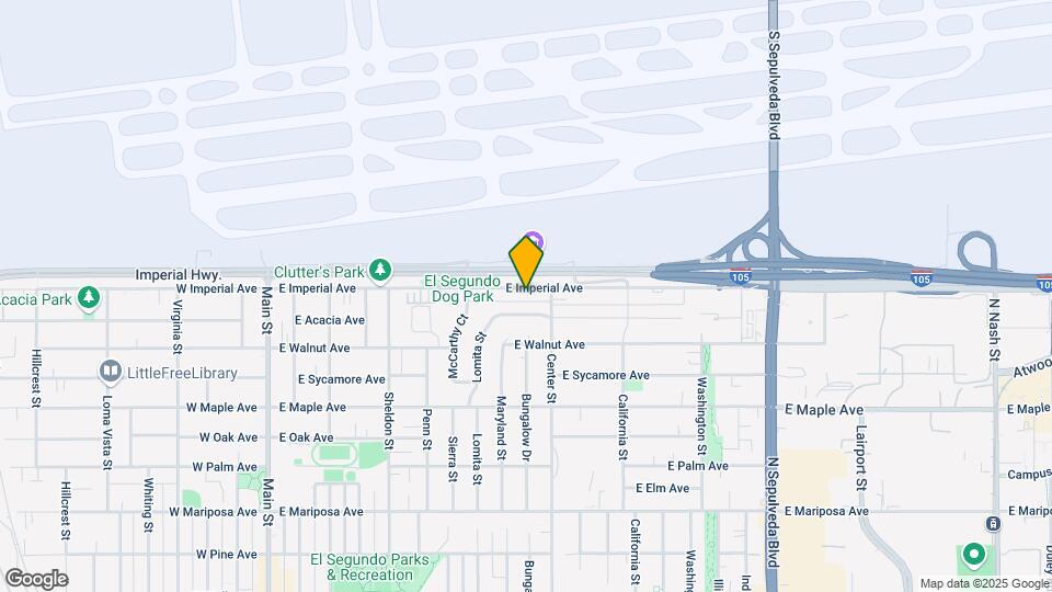 1022 E Imperial Ave Map and Location Details