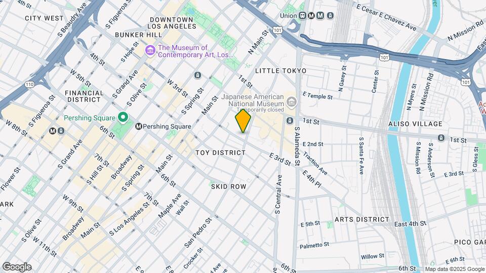 267 S San Pedro St, Unit 207 Map and Location Details