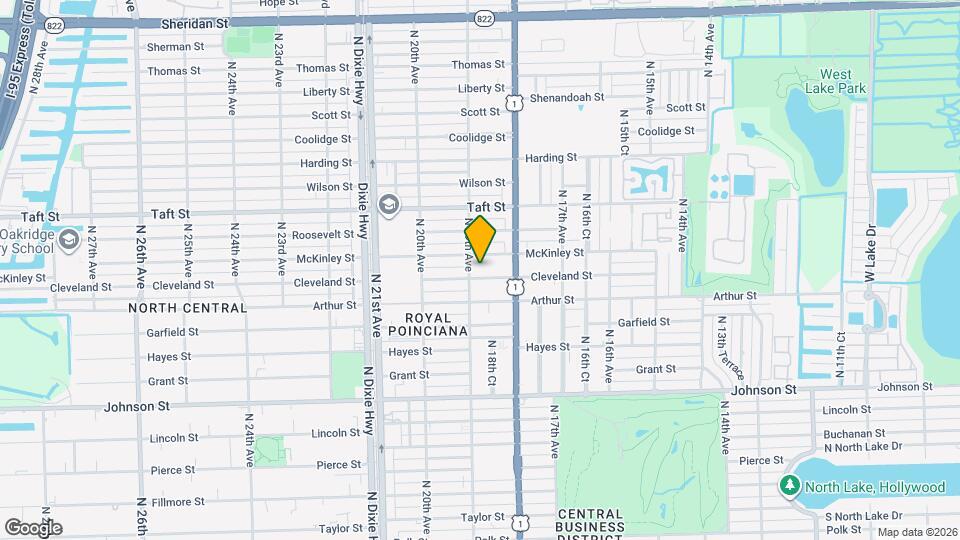 1841 Cleveland St Map and Location Details