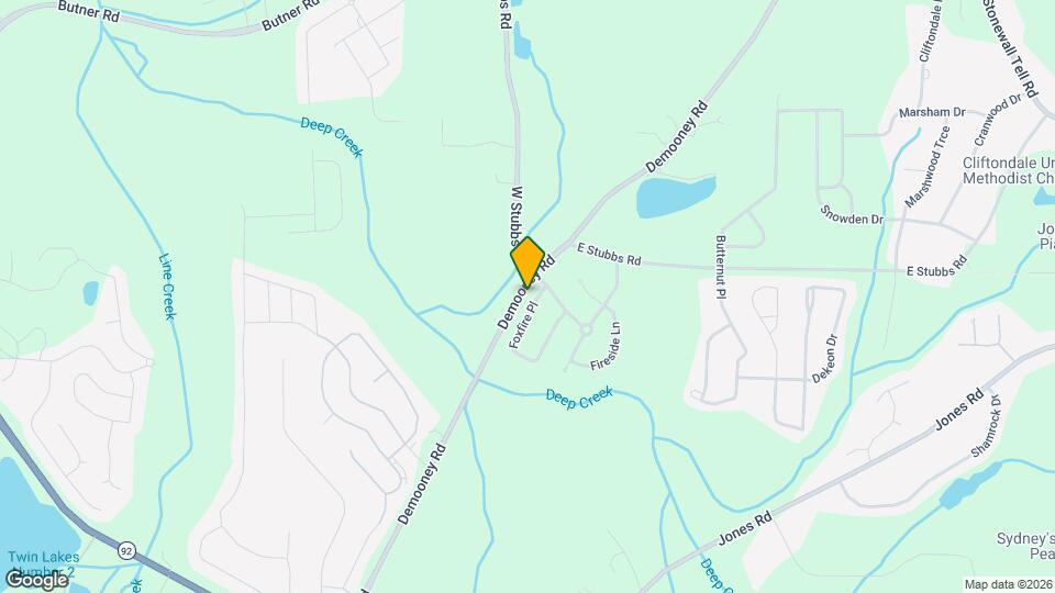 6876 Foxfire Pl Map and Location Details