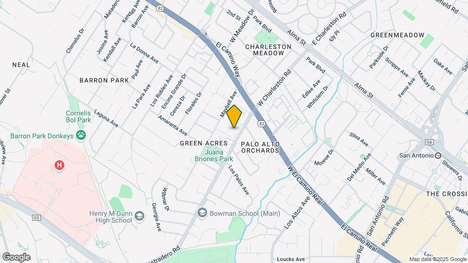 Arastravero Park Apartments Mapa y Detalles de la Ubicación