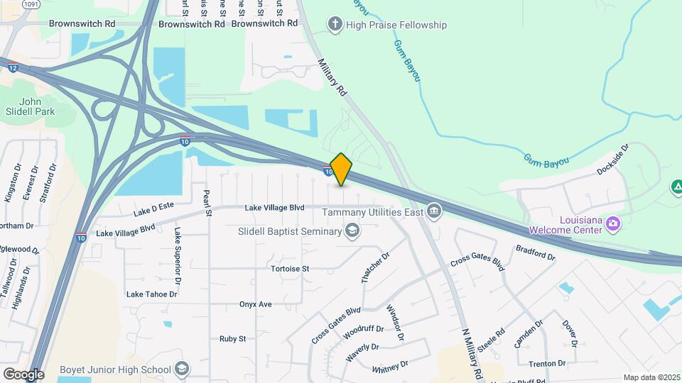 811 N Lake Verret Ct Map and Location Details