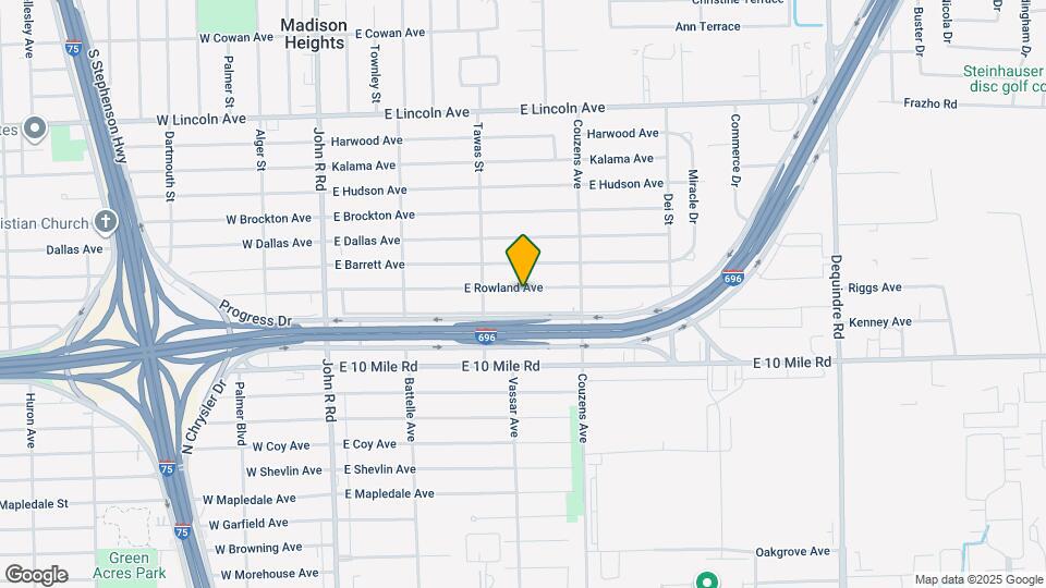 880 E Rowland Ave Mapa y Detalles de la Ubicación