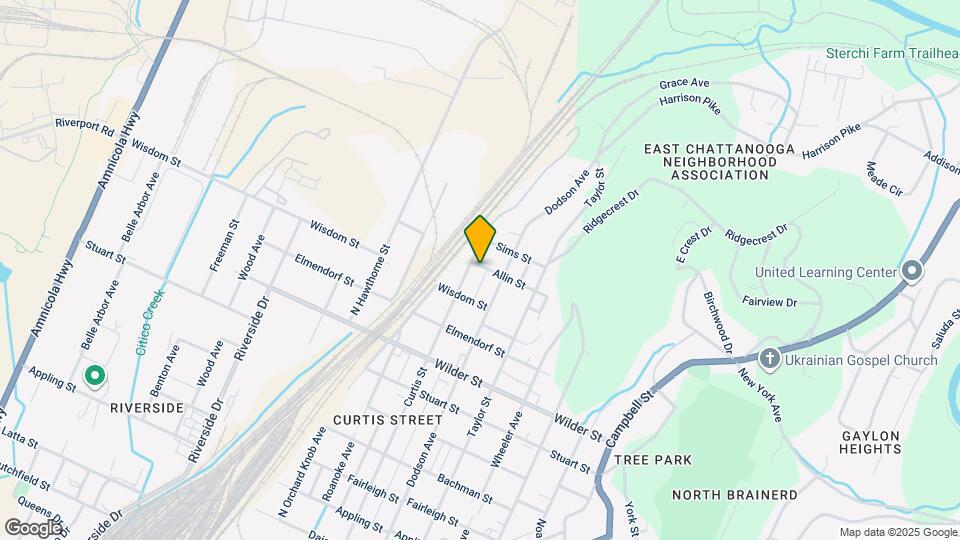 2106 Allin St Map and Location Details