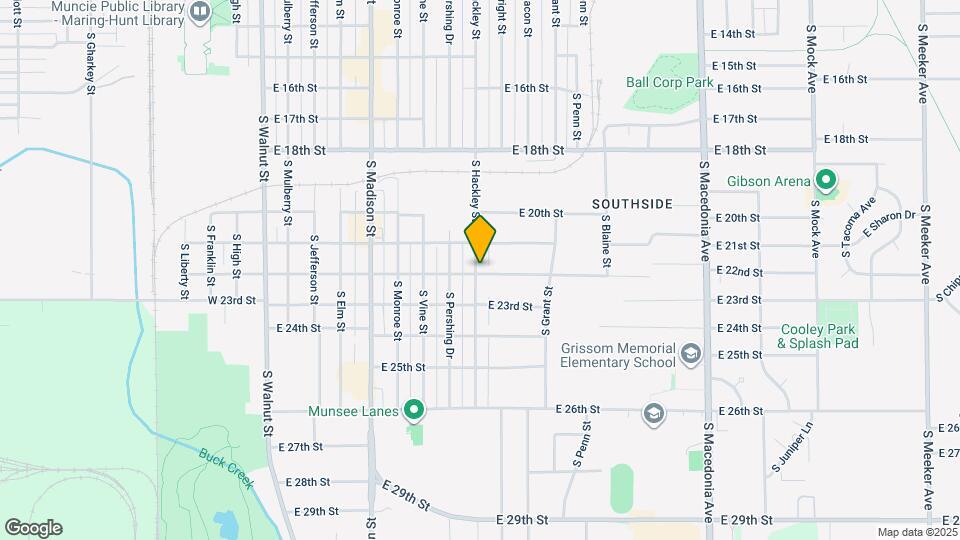2826 S Hackley St Map and Location Details