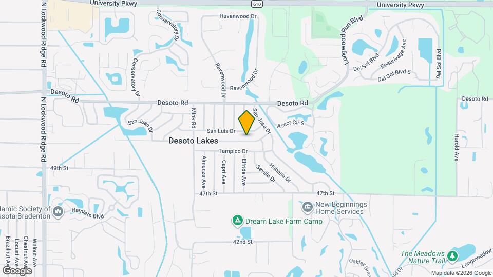 4005 Prado Dr Map and Location Details