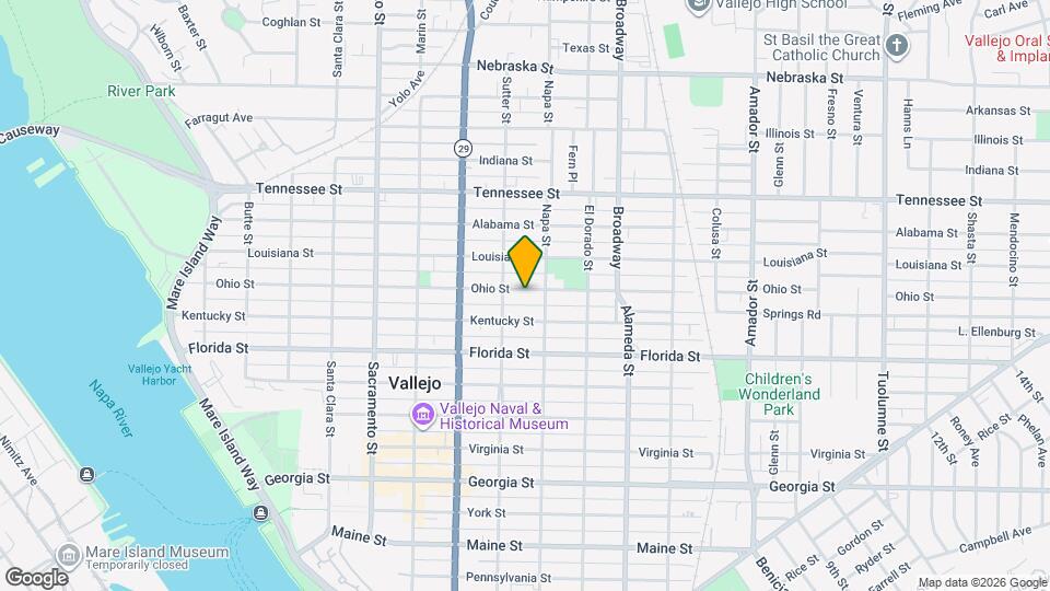 829 Ohio St, Unit Ohio C Map and Location Details