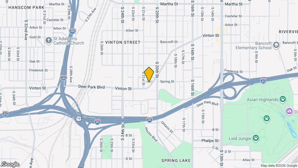 2024 Vinton St Map and Location Details
