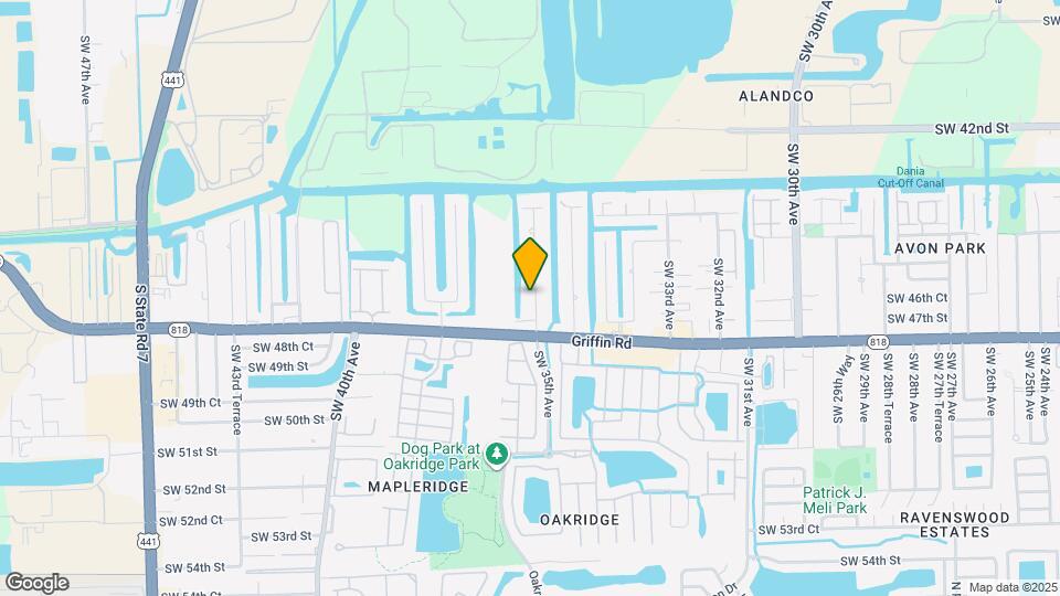 4697 SW 35th Ave Map and Location Details