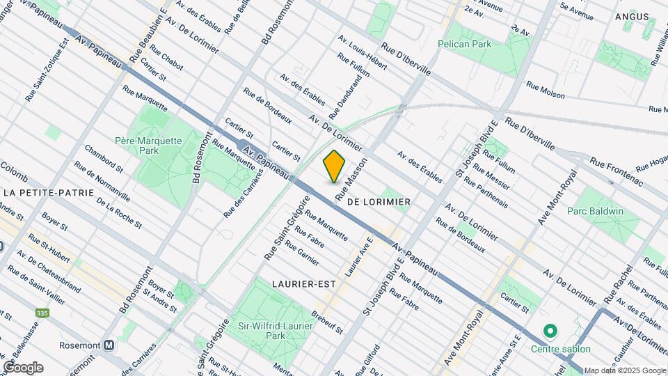 5416-5426 Cartier St Map and Location Details