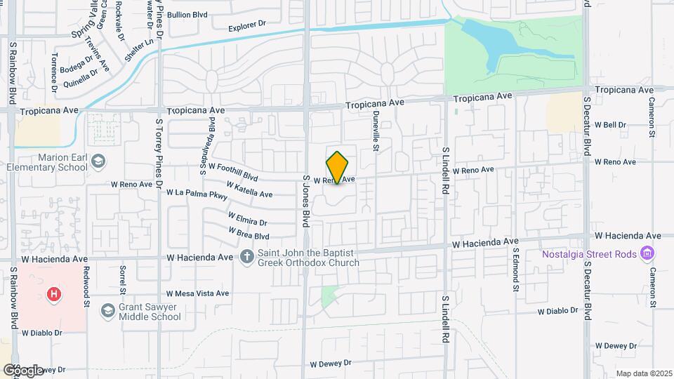 5154 S Jones Blvd Map and Location Details