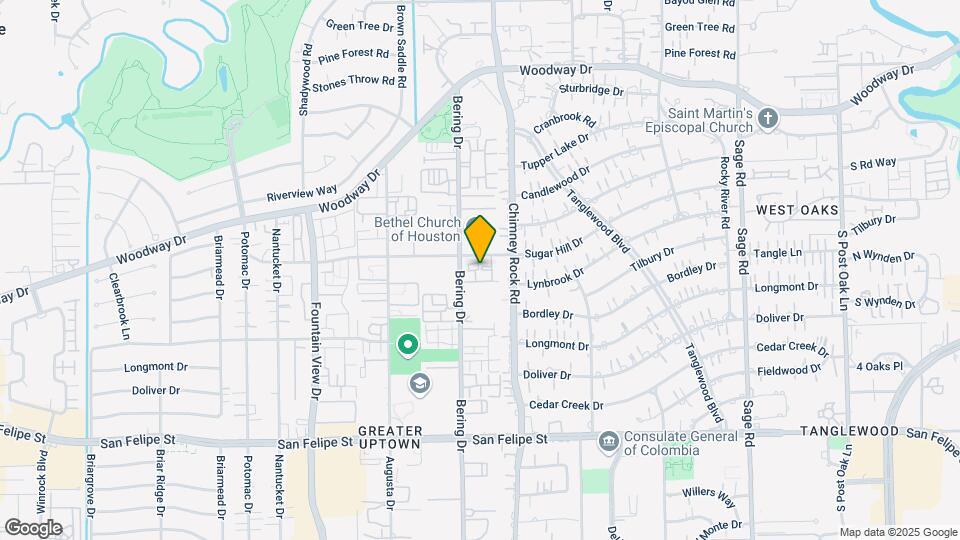 5711 Sugar Hill Dr Map and Location Details
