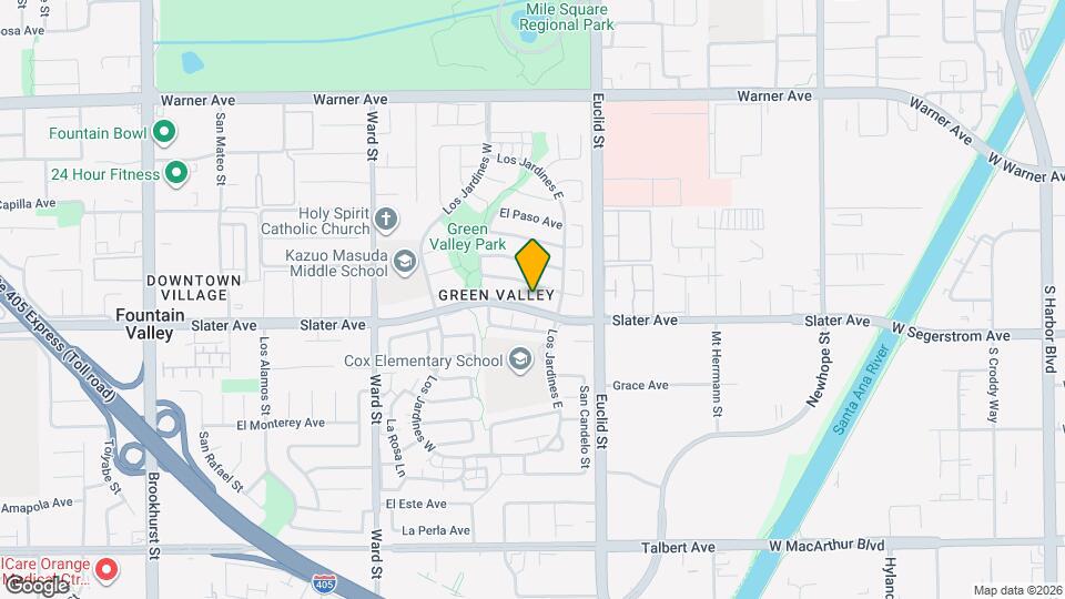 10835 Slater Ave Map and Location Details