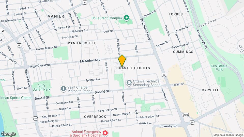 925 Moorvale St Map and Location Details