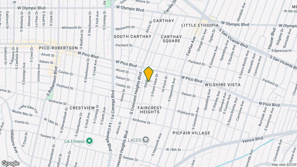 5995 Saturn St Map and Location Details