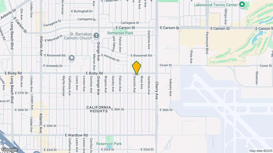 3758 Gaviota Ave Map and Location Details